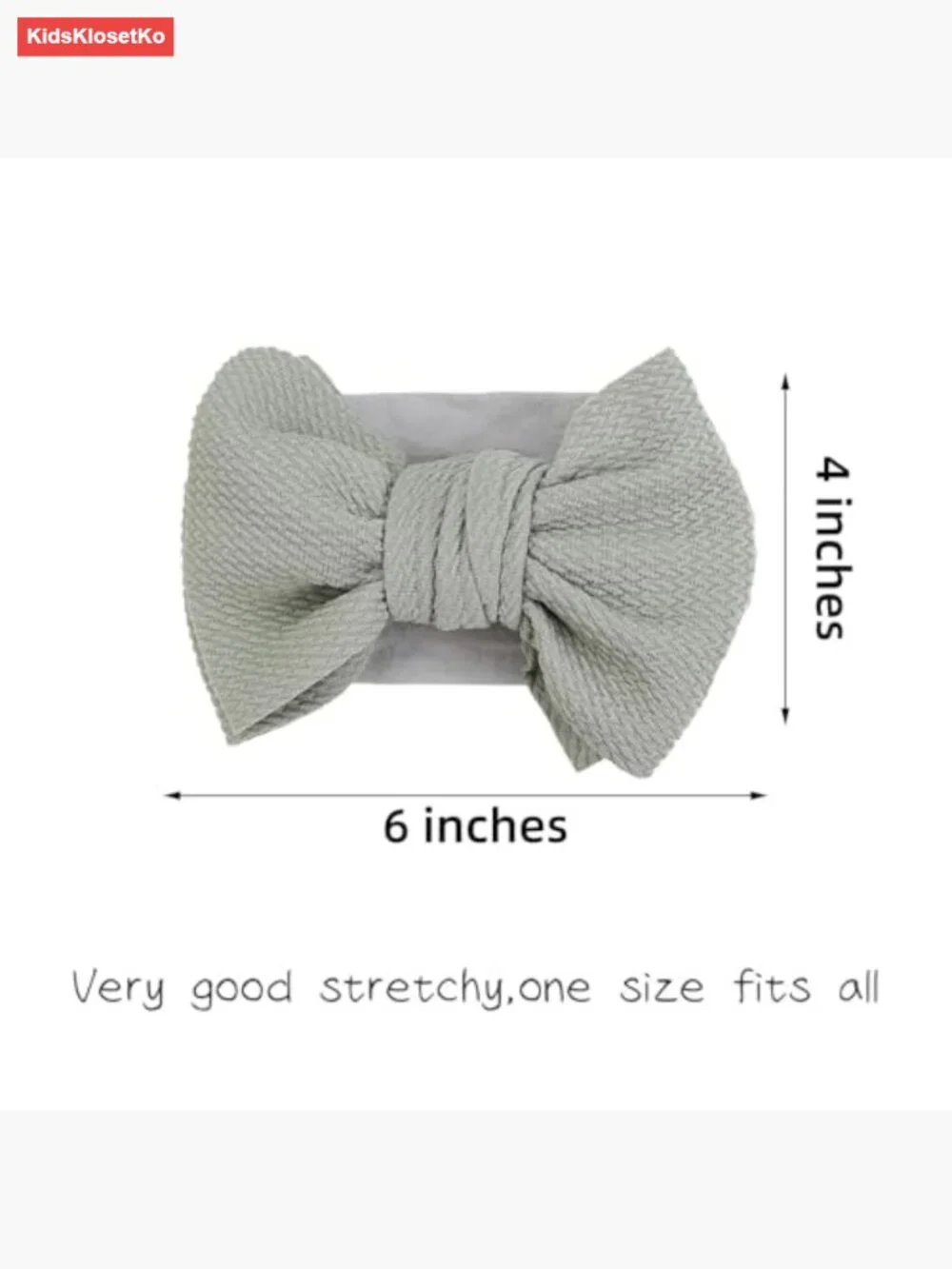 Oversized Nylon Headbands for Baby Girls Toddlers Kids Newborn Hair Bows